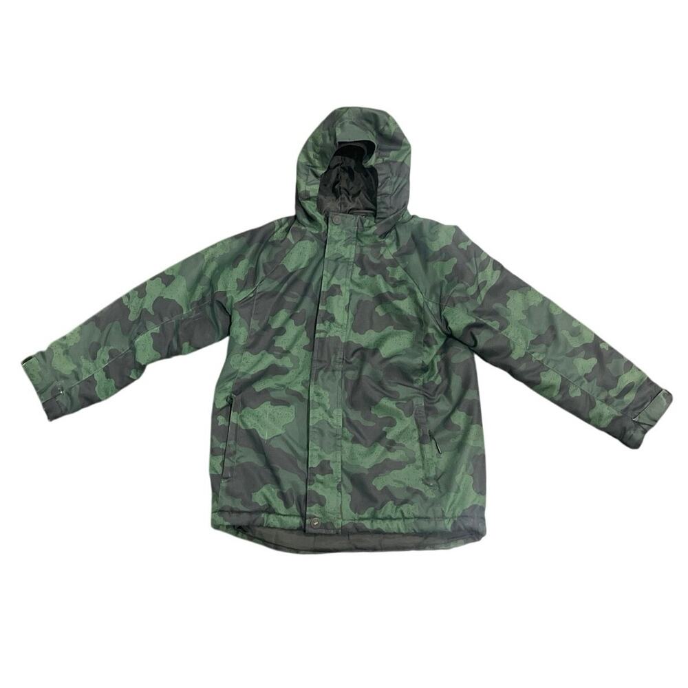 All in Motion Camouflage Hooded Jacket Youth Size 8-10 Winter Kidscore Outerwear